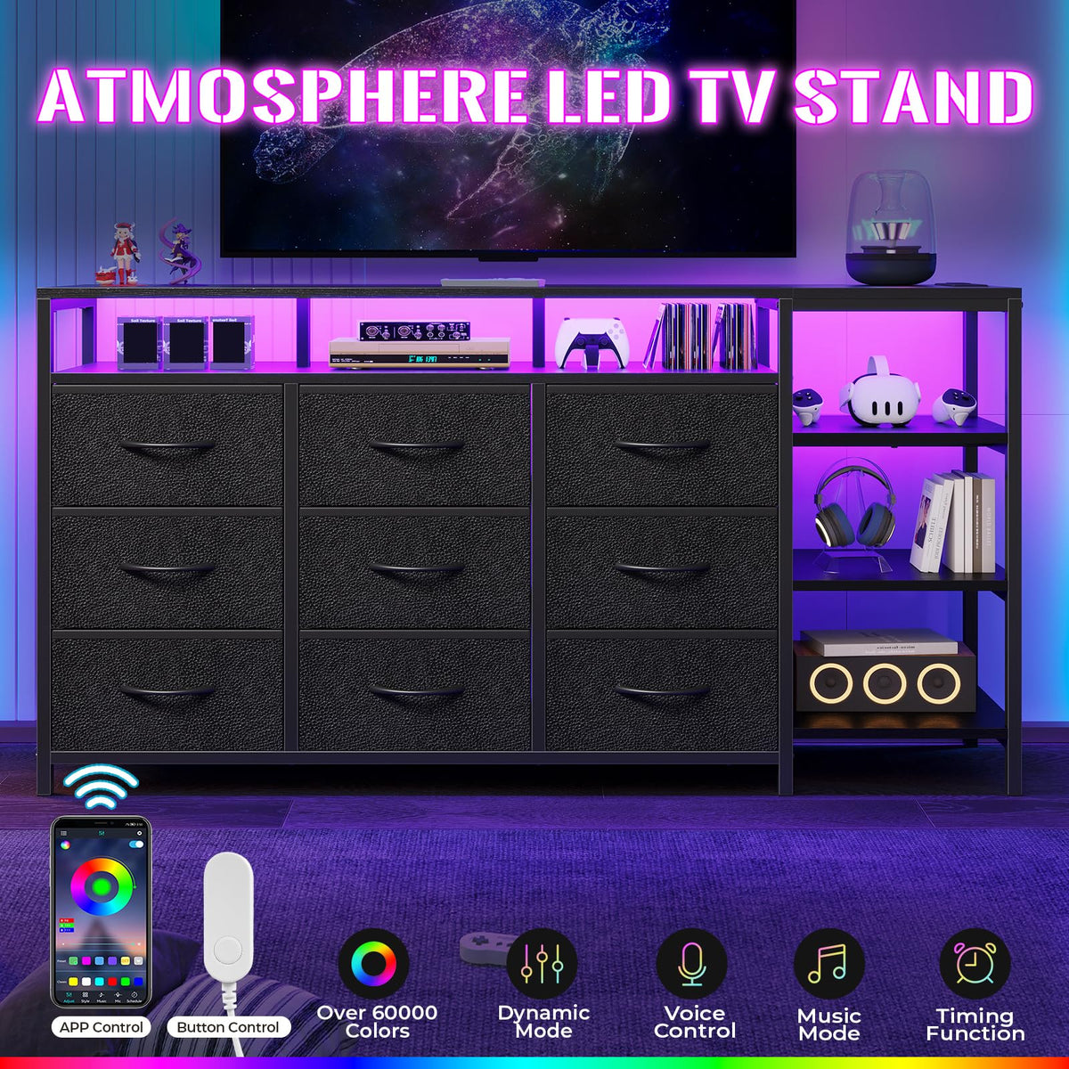 Black TV Stand F720679