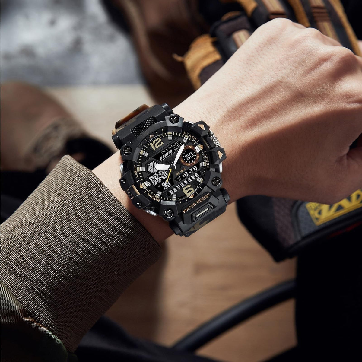 Water Resistant LED Digital Wrist Watch I96400