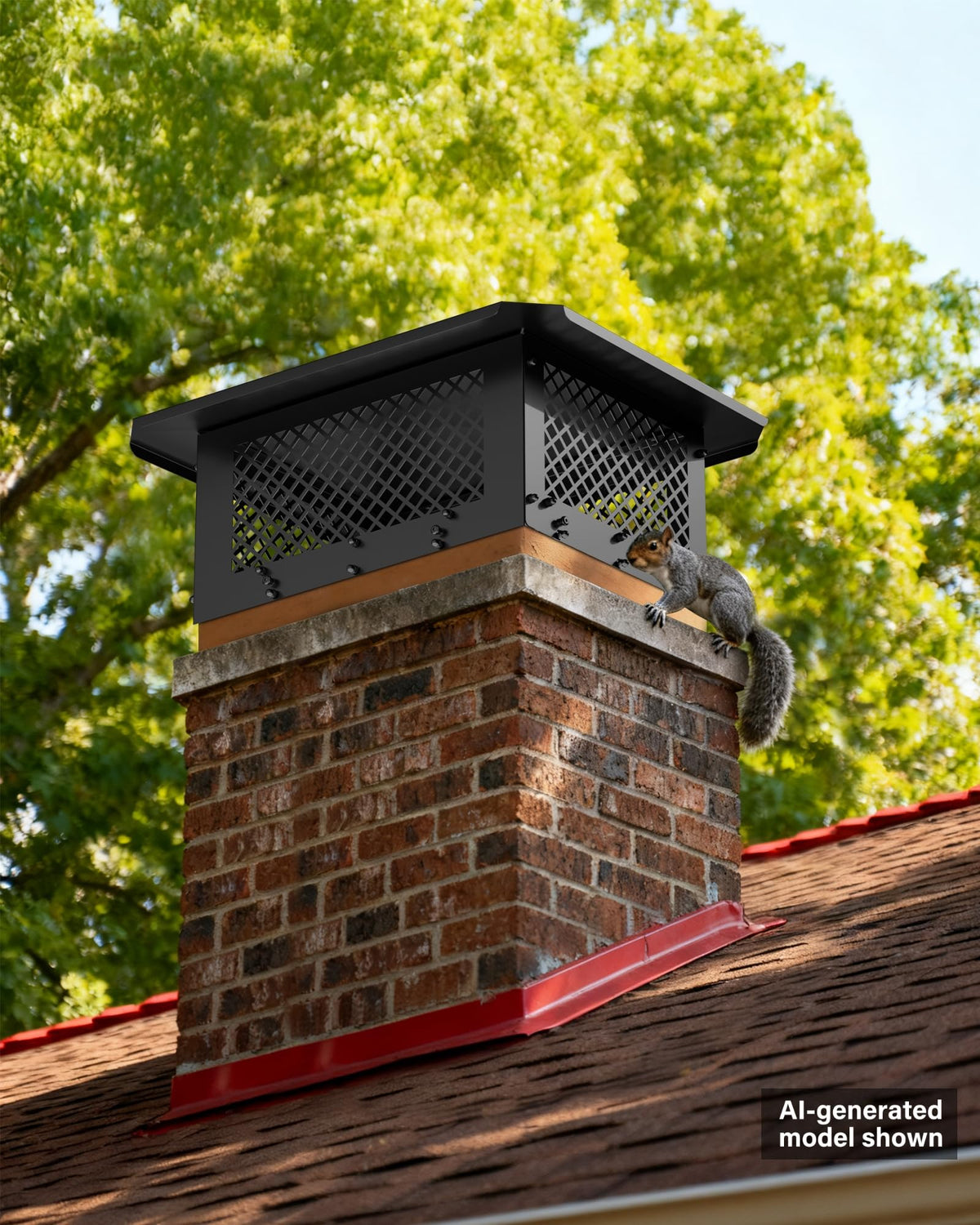 Rectangular Chimney Cap 14"x19" Z7913