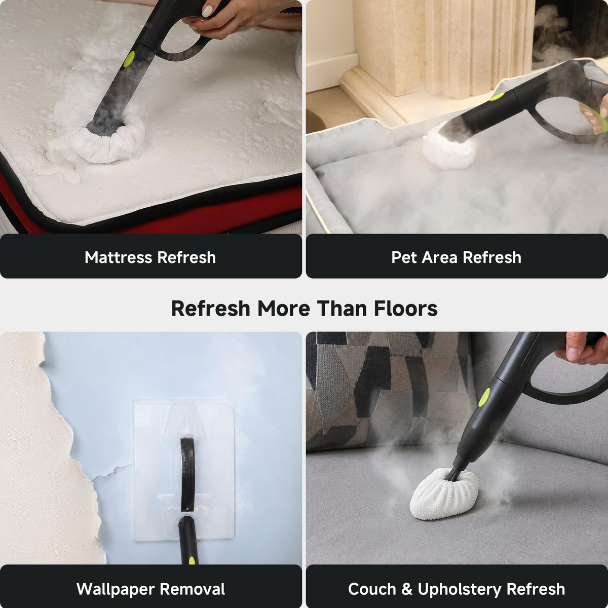 1500W High Pressure Steam Cleaner with 22 Accessories G445