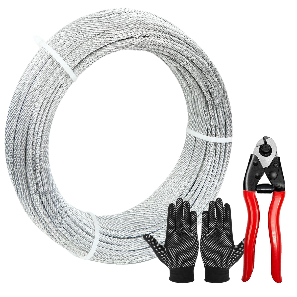 T316 Stainless Steel Cable 7x7 Strands 150FT B7116