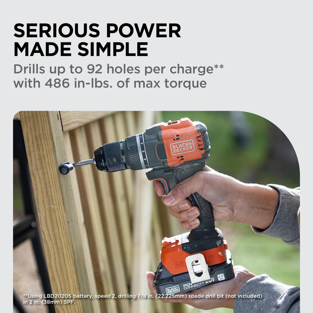 20V MAX Cordless Brushless Drill Driver with 30 Pc. Drill Bit Set Z186