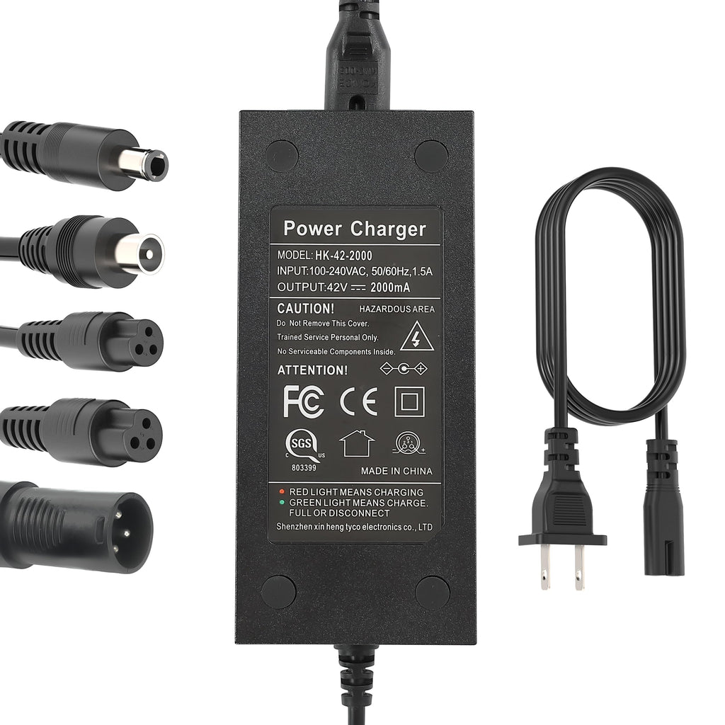 42V 2A Scooter Charger with 5 Types of Connectors F476657