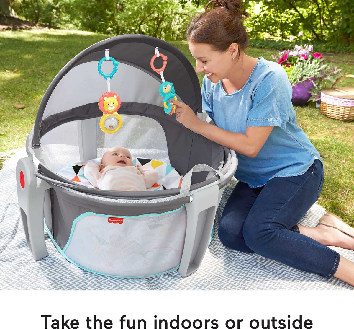 Portable Bassinet Baby Dome with Canopy Y370