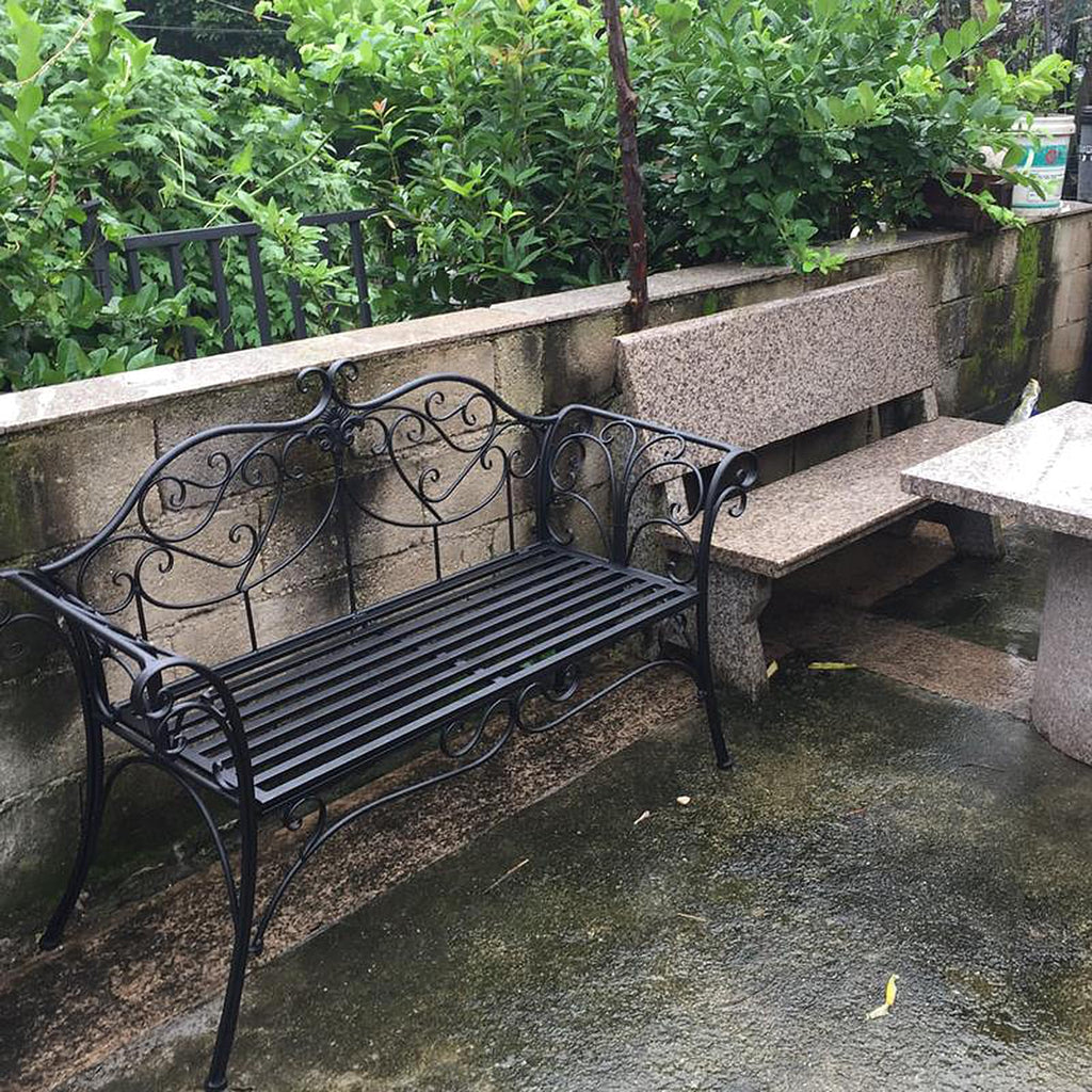 2-Seat Outdoor Metal Bench G210