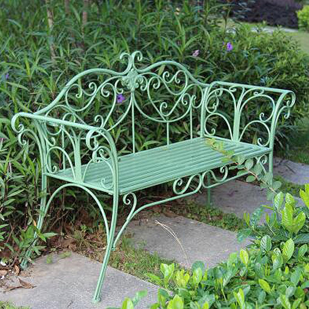 2-Seat Outdoor Metal Bench G210