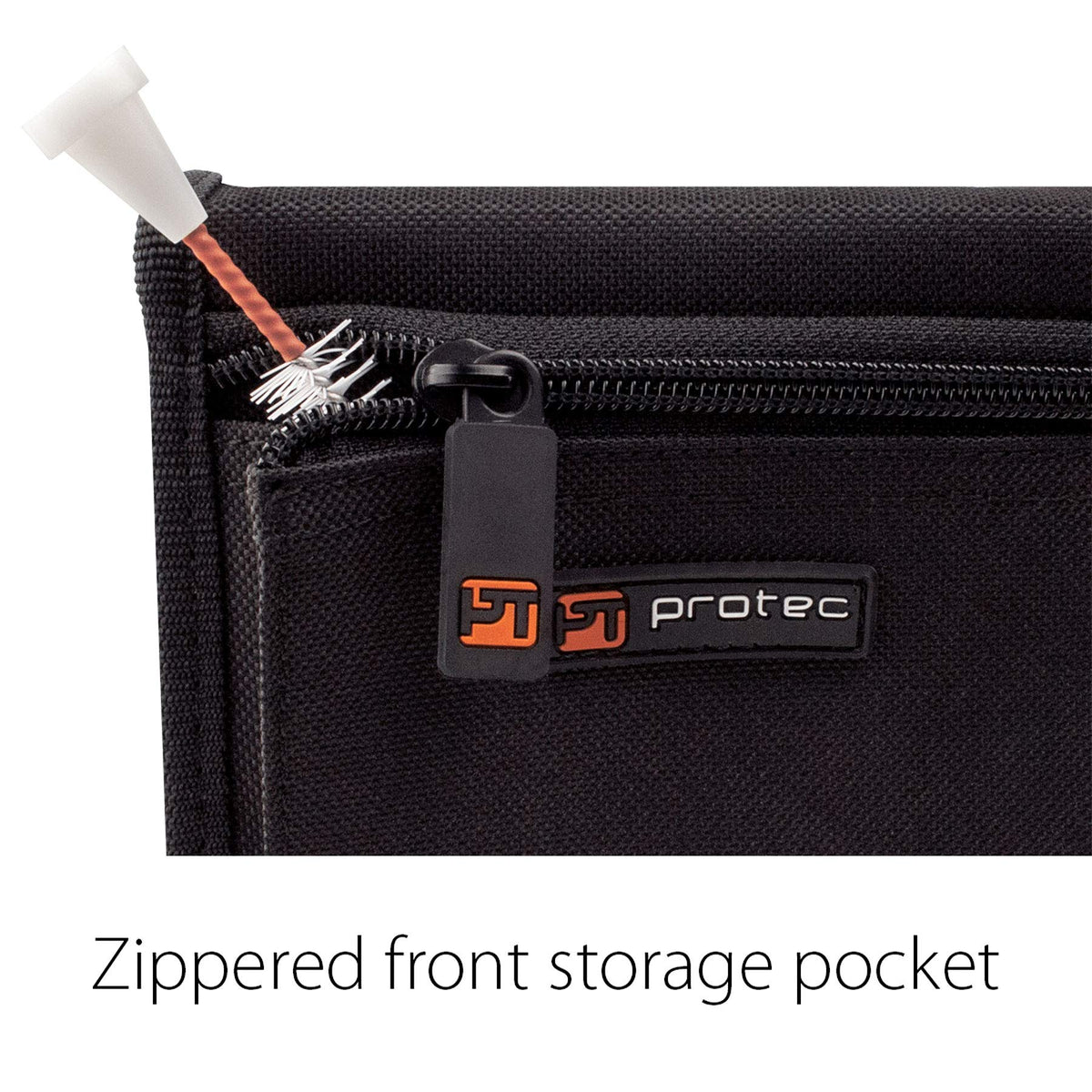 Trumpet/Small Brass 3-Piece Nylon Mouthpiece Pouch with Zipper Closure Z7105