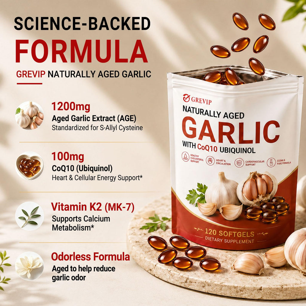 Odorless Garlic Extract Softgels 120Ct L1352