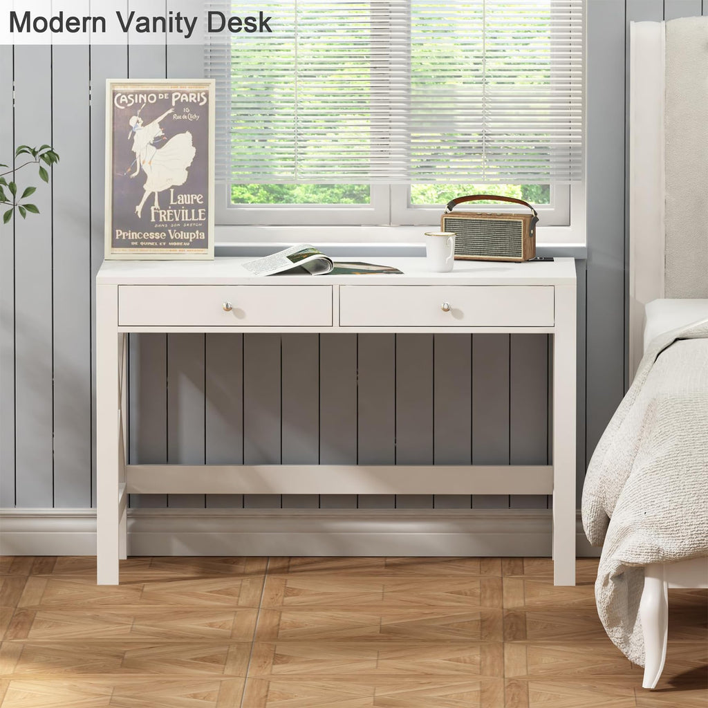 39.4 Inches Computer Desk with 2 Drawers L877
