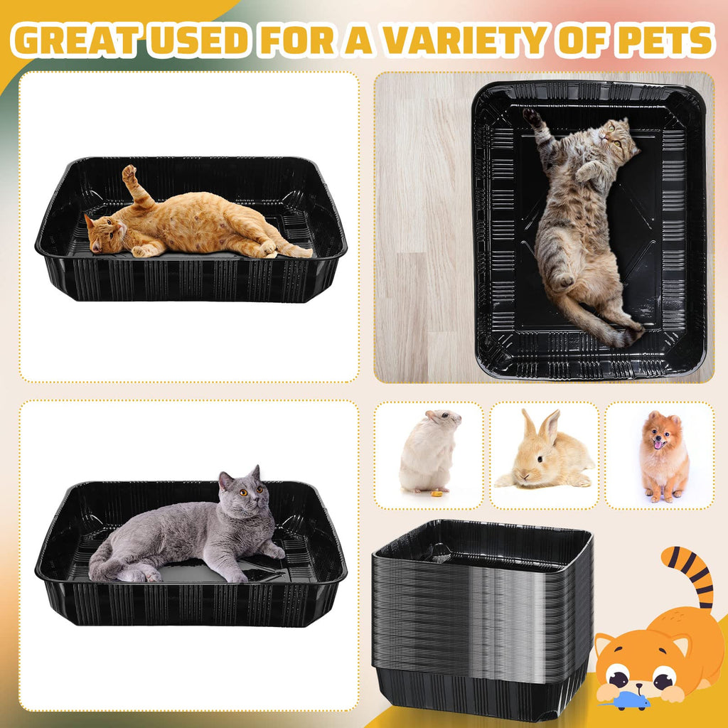 50 Pack Disposable Cat Litter Box X774650