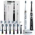 Rechargeable Electric Toothbrush Set with 14 Brush Heads J819564