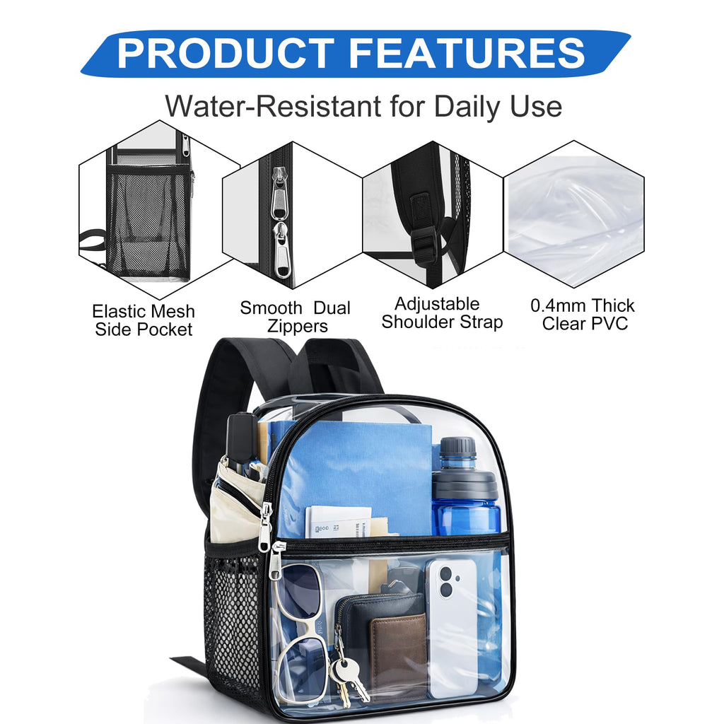 Clear Backpack 12x6x11 O68317