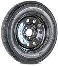 Trailer Tire Rim Assembly 5.30-12 5 Lug Black Wheel Z9984