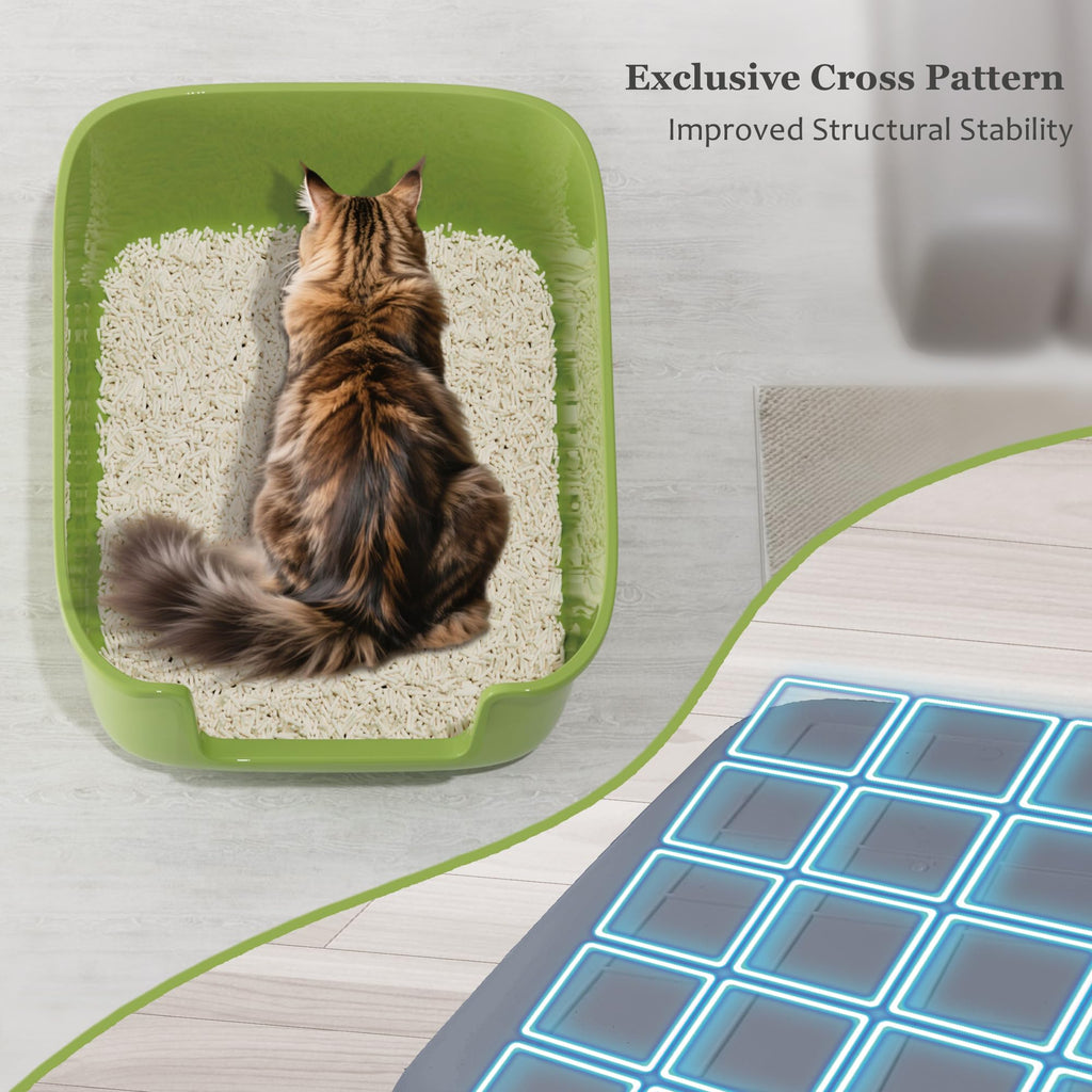 Large High Sided Anti-Splashing Cat Litter Box L53239