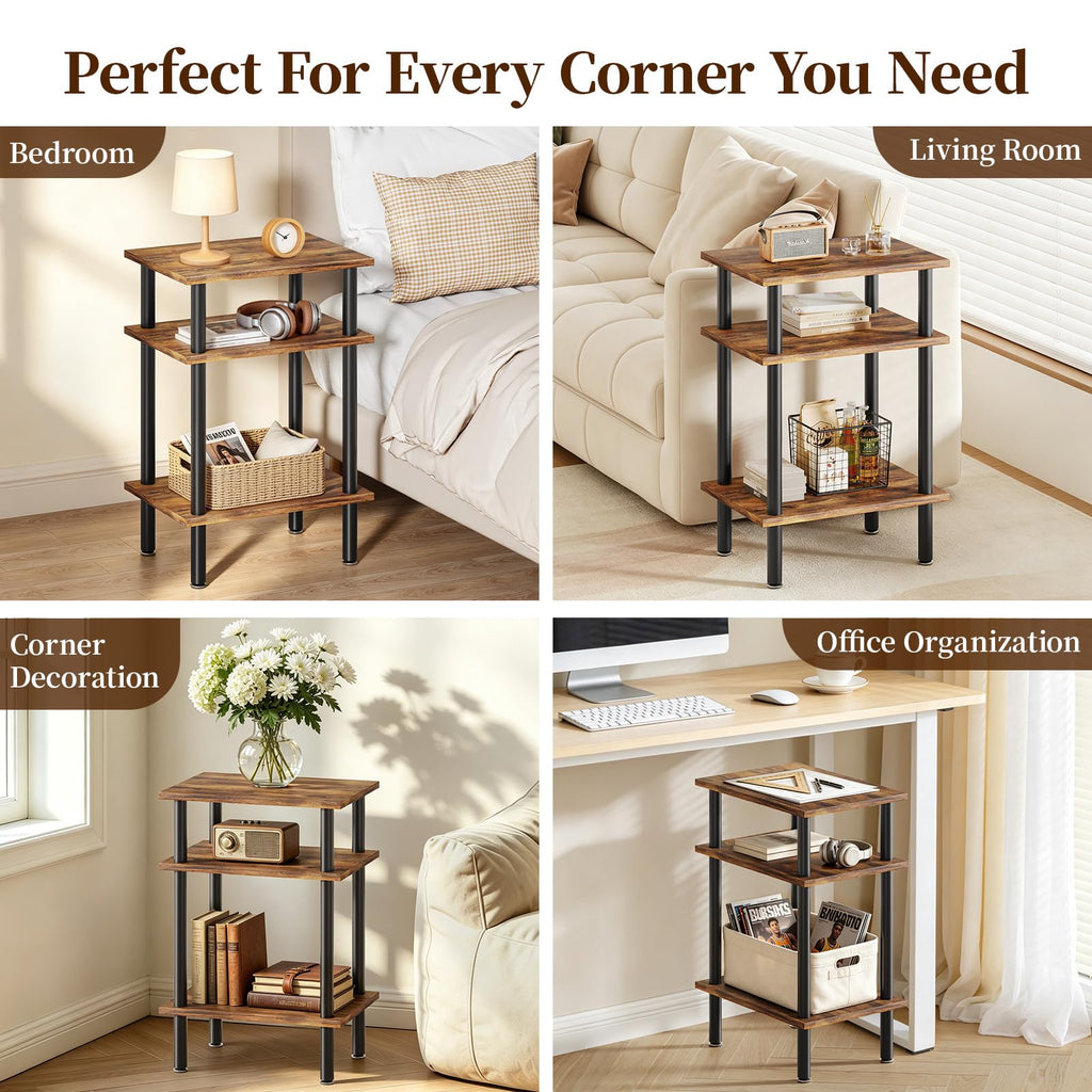 3-Tier Metal Side Table H970876