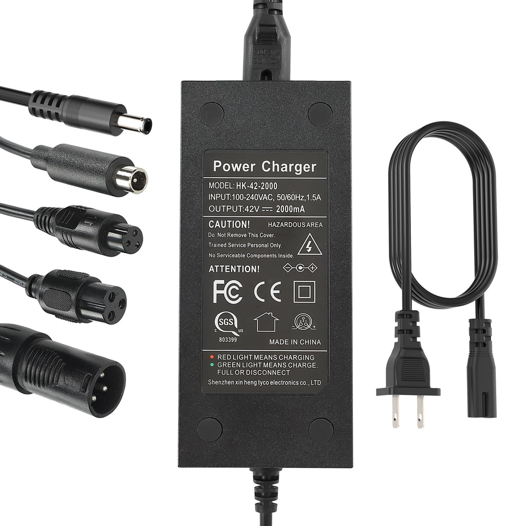 42V 2A Scooter Charger with 5 Types of Connectors F476657