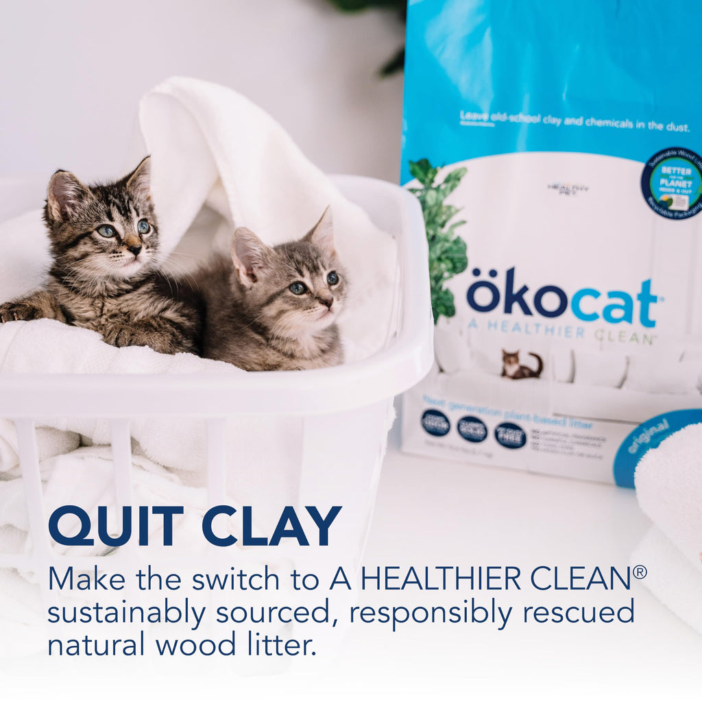 Natural Wood Clumping Cat Litter 16.6 lbs V84598