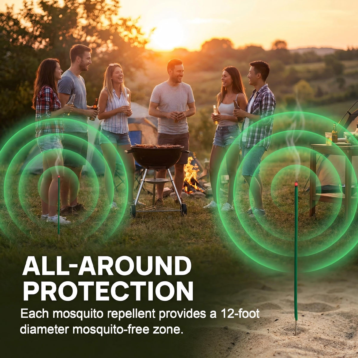 Citronella Mosquito Repellent Incense Sticks 120 Count B9697