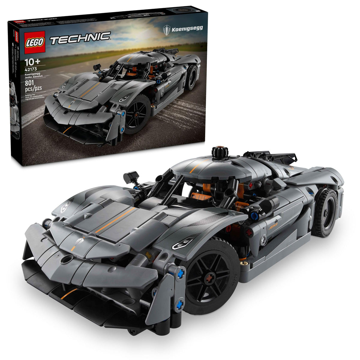 Grey Hypercar Building Set X354