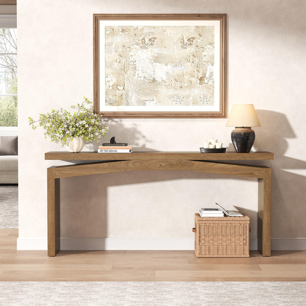 Console Tables 63-Inch Natural Brown B630