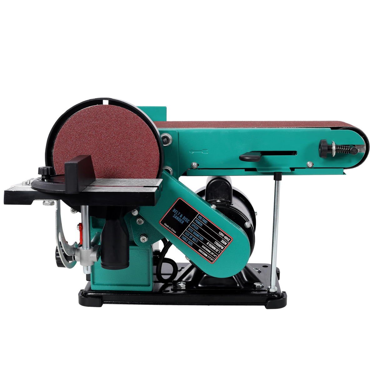 Belt Disc Sander 4x36 & 6 Inch Benchtop Cast Iron Base O951