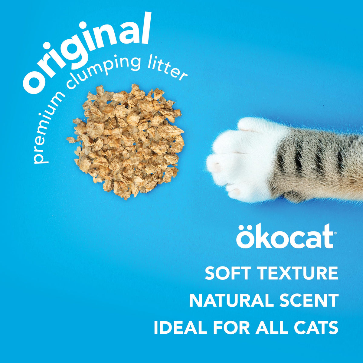 Natural Wood Clumping Cat Litter 16.6 lbs V84598