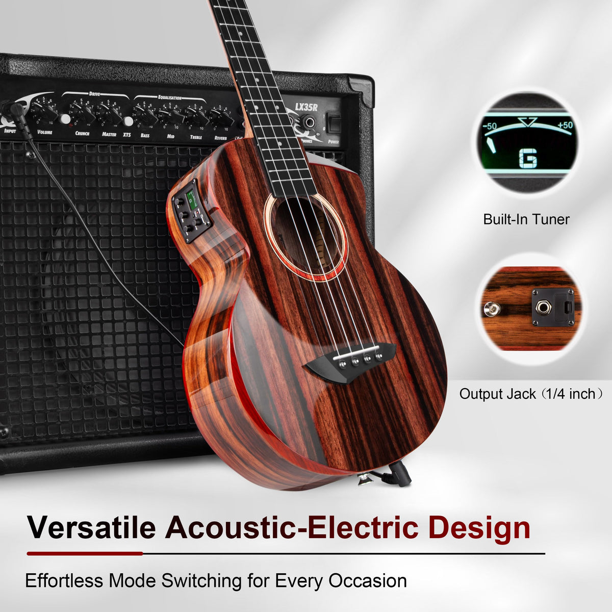 26-inch Electric Ukulele O158