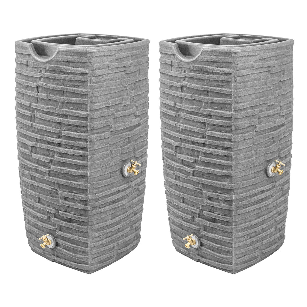 Rain Water Collection Barrel, 2 Pack W74389