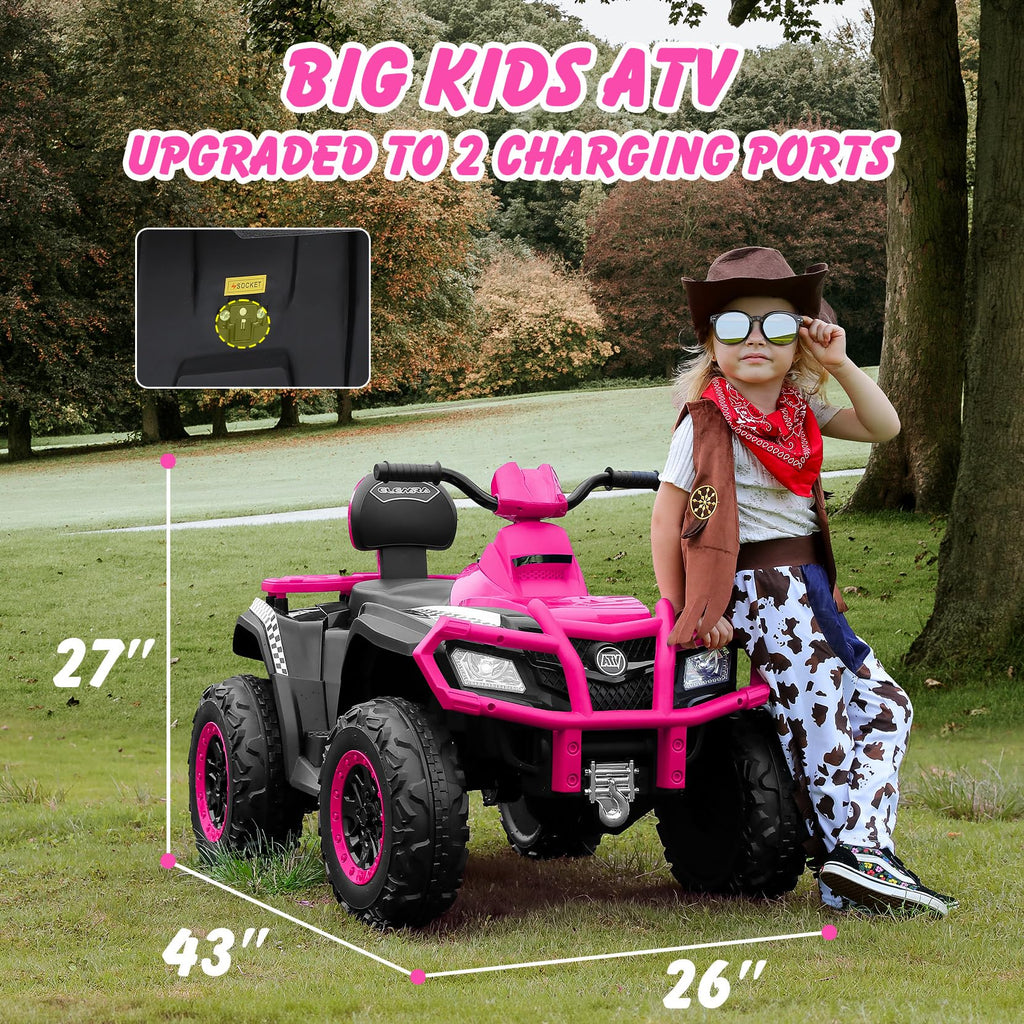 24V 2 Seater 4WD Off-Road Ride on ATV P34469
