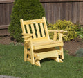 Heavy Duty Outdoor Glider Chair with Cup Holders O30662
