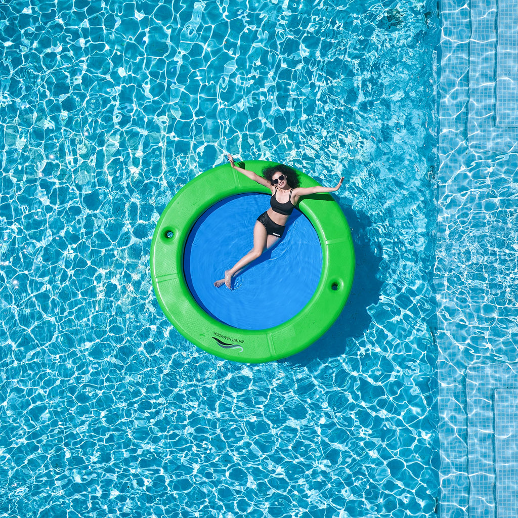 Inflatable Water Hammock with Cup Holder G265860